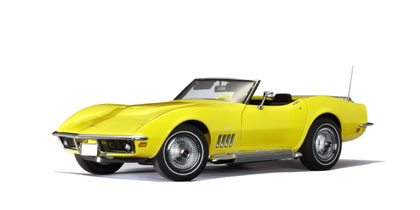 AutoArt 1/18 CHEV Corvette 1969 Daytona Yellow
